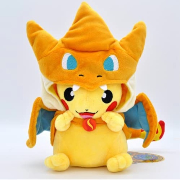 Pokémon Center Pikachu Mega Charizard Plush - Picture 2 of 2